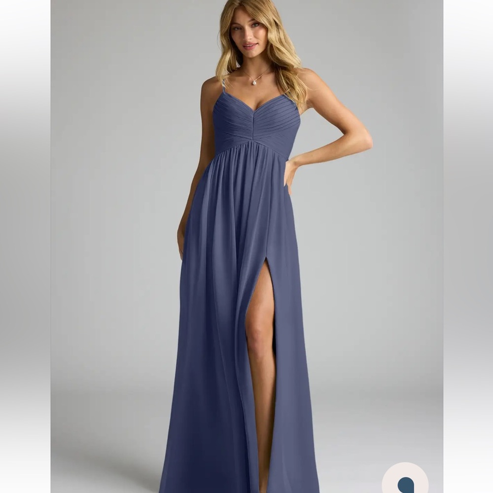Azazie Bridesmaid Dress - Style Alia in Stormy